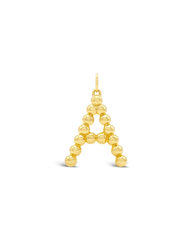 INITIAL BUBBLE CHARM - A