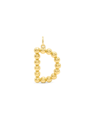 INITIAL BUBBLE CHARM - D