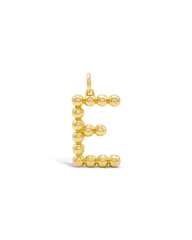 INITIAL BUBBLE CHARM - E