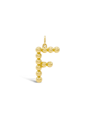 INITIAL BUBBLE CHARM - F