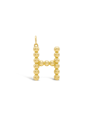 INITIAL BUBBLE CHARM - H