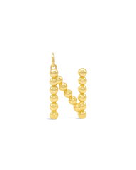 INITIAL BUBBLE CHARM - N