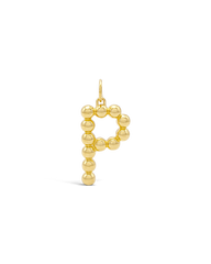 INITIAL BUBBLE CHARM - P