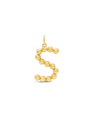 INITIAL BUBBLE CHARM - S