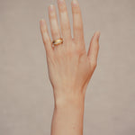 Daphine Ella ring in gold and zirconias