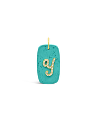 INITIAL STONE CHARM - Y