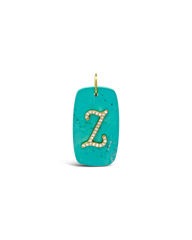 INITIAL STONE CHARM - Z